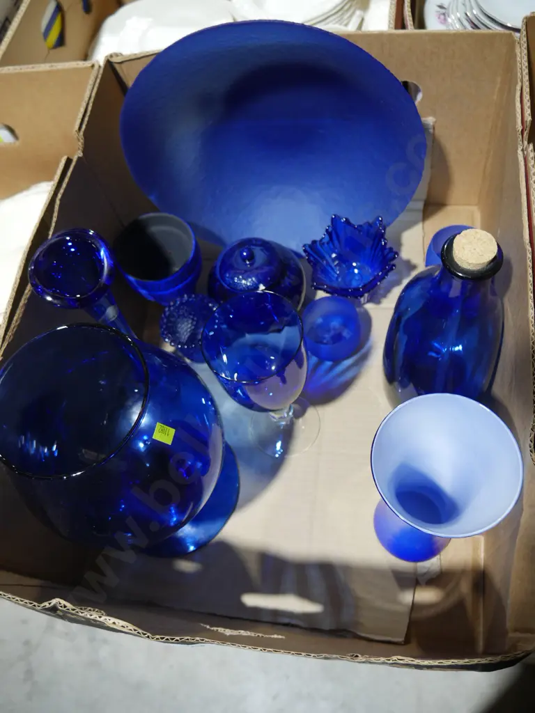 Blue glassware Image 1++