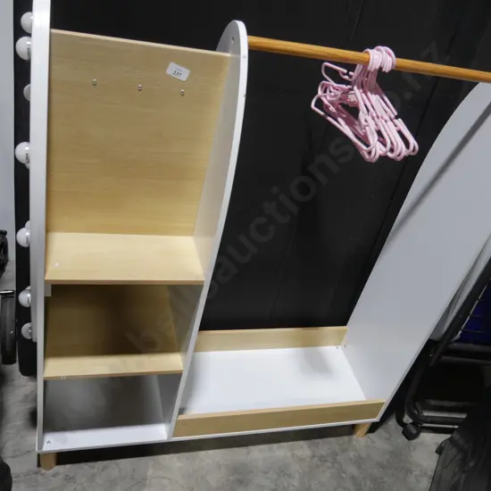 Child's free standing wardrobe