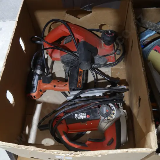 Black and Decker electric tools