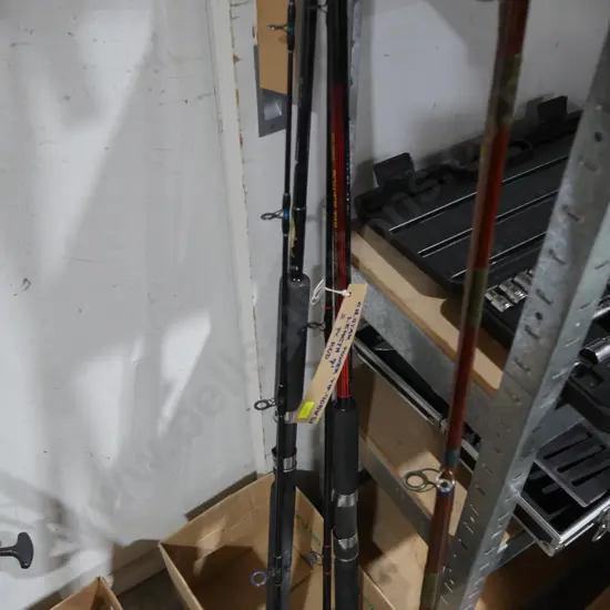 2 fishing rods