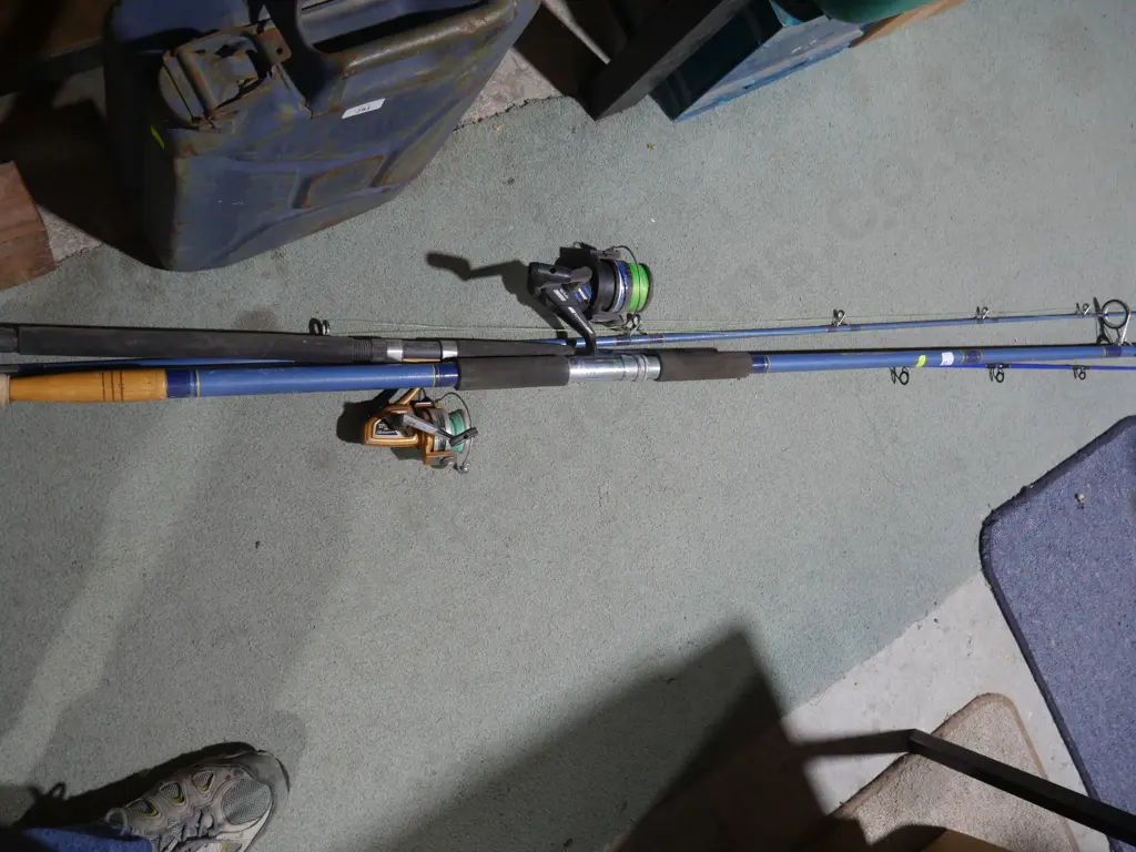 Two fishing rods and reels Image 1++