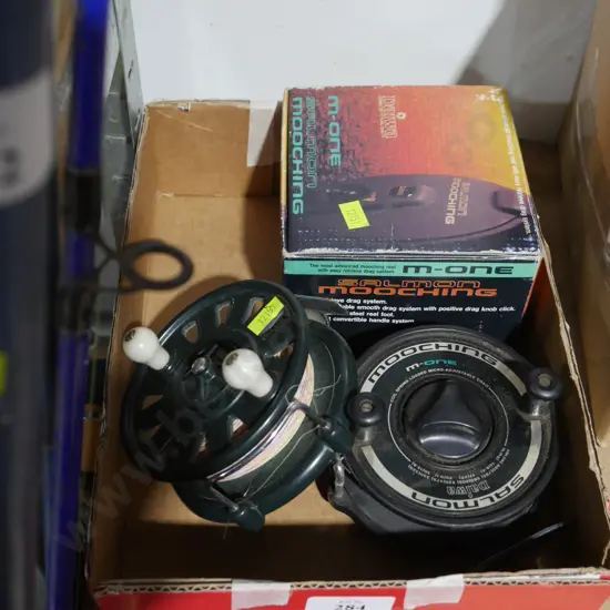 Two fishing reels
