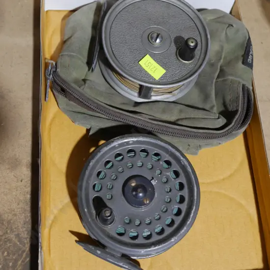 Two fishing reels