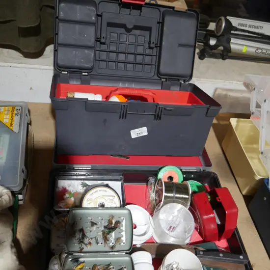 Assorted fishing gear
