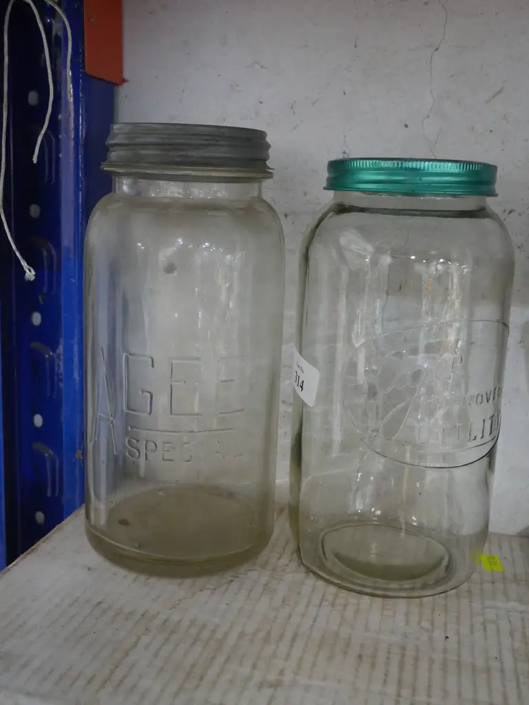 2 agee jars Image 1++