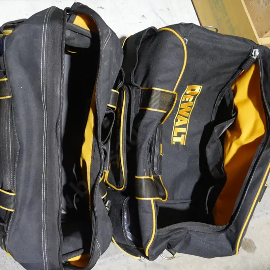 2 DeWalt tool bags