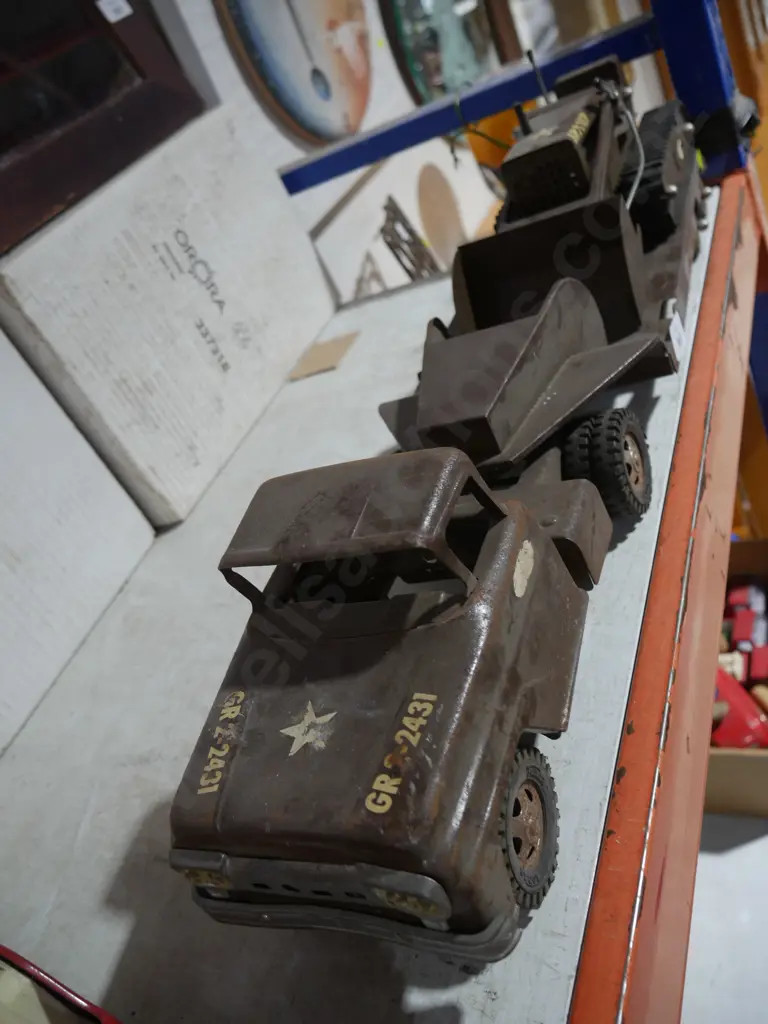 Tonka hauler and bulldozer Image 1++
