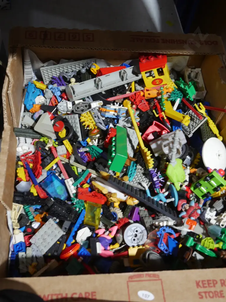 Box of toys, Lego bits etc Image 1++