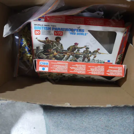 Miniature army figurines
