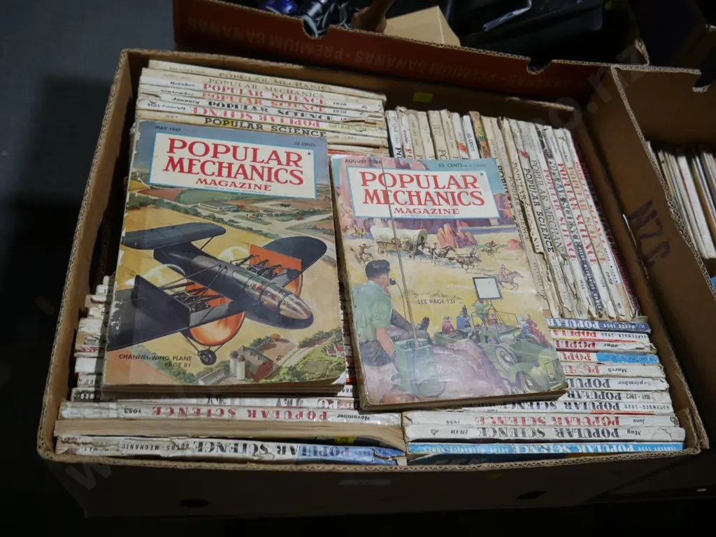 Popular science and popular mechanics magazines Image 1++