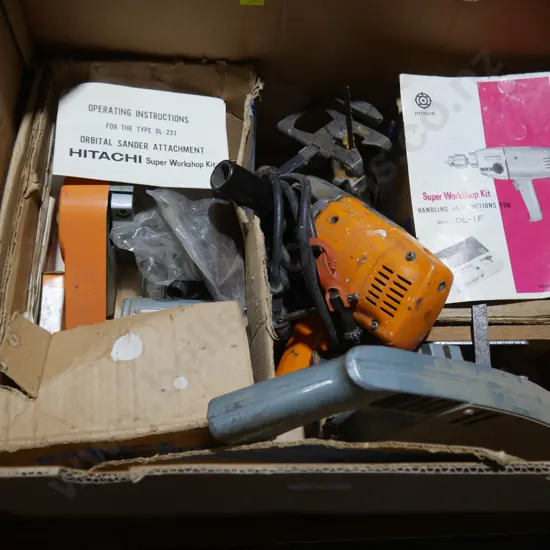 Hitachi sander, drill etc