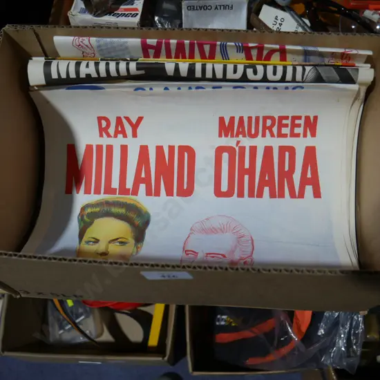 Assorted vintage posters