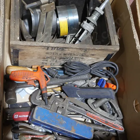 Hand tools, car parts