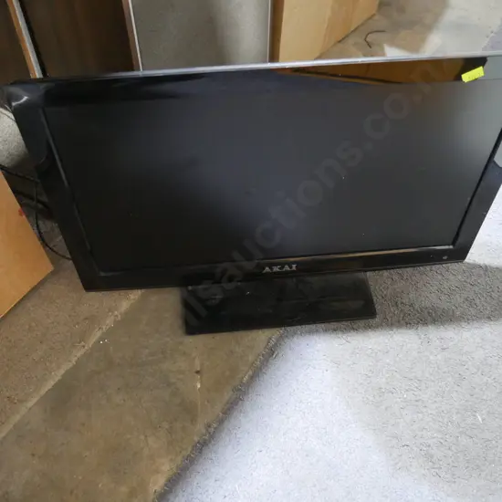 Akai TV with built-in DVD player