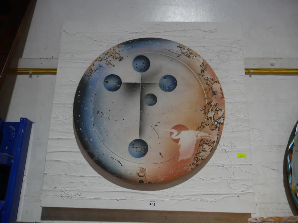 Darryl Robertson pottery wall plaque Image 1++