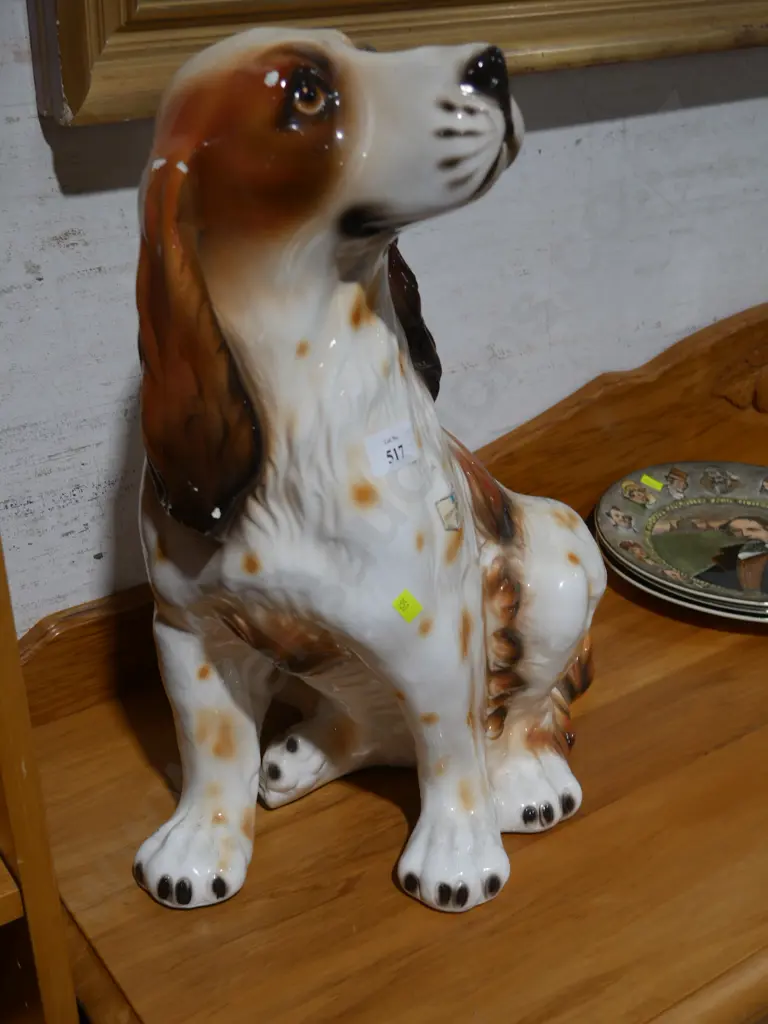 Italian ceramic dog statue Image 1++