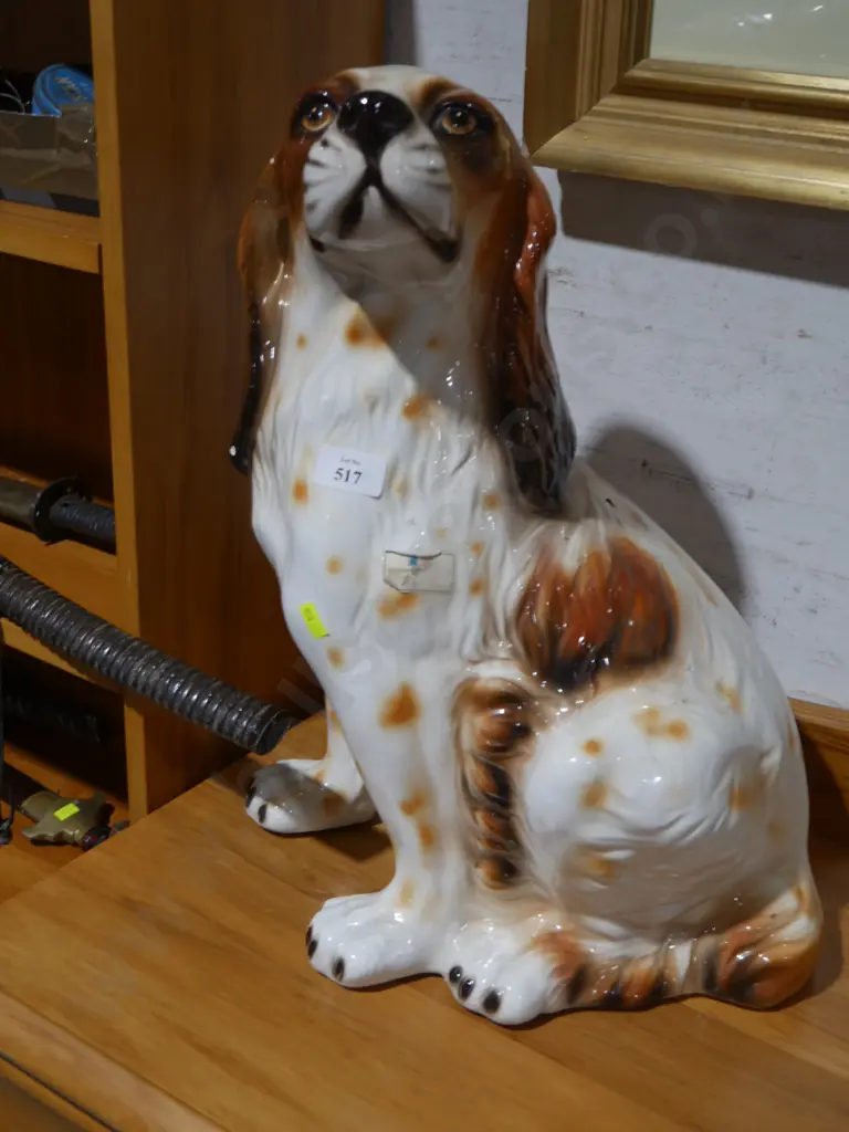 Italian ceramic dog statue Image 1++