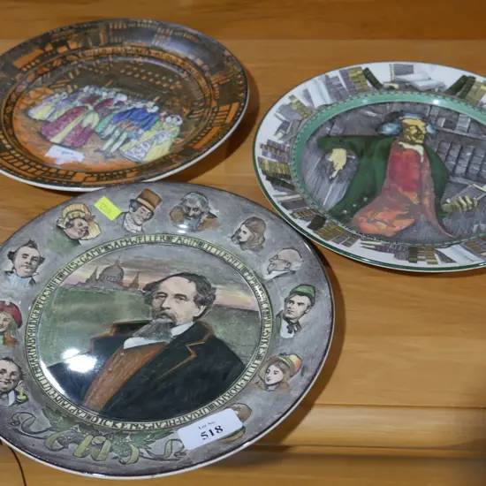 3 Royal Doulton plates
