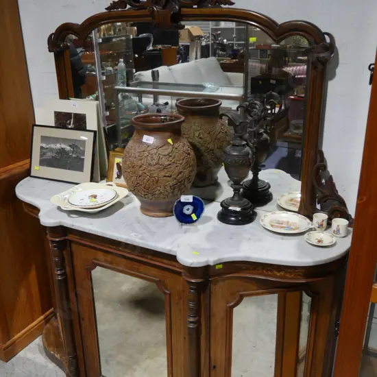 Mirror back Credenza