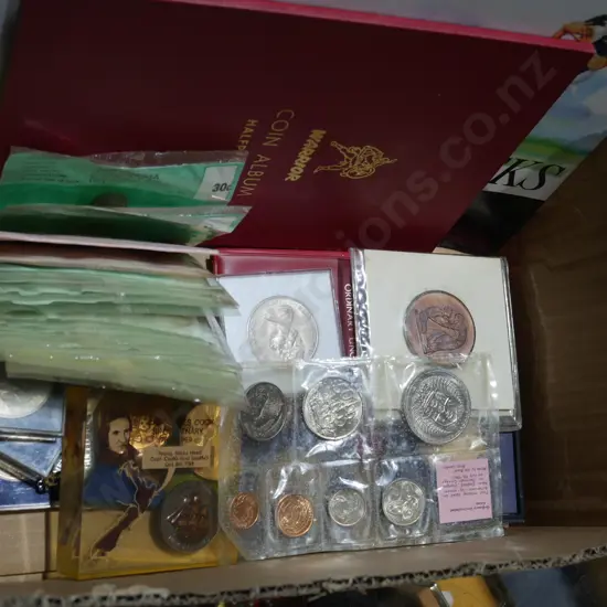 Assorted coins