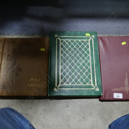 Postcard albums etc