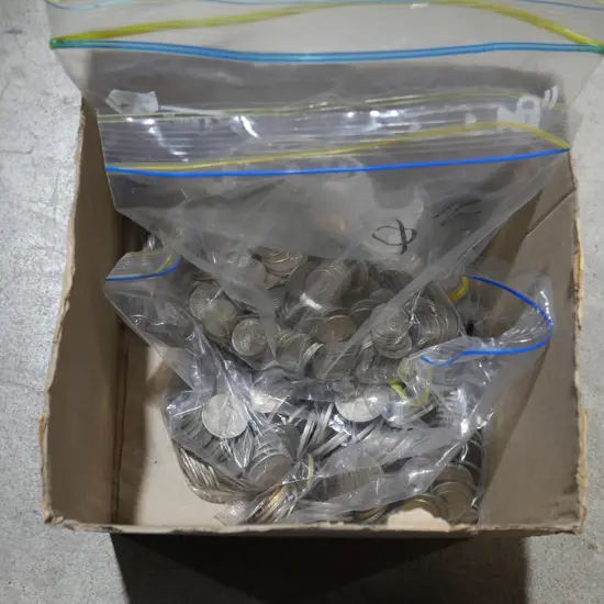Assorted coins