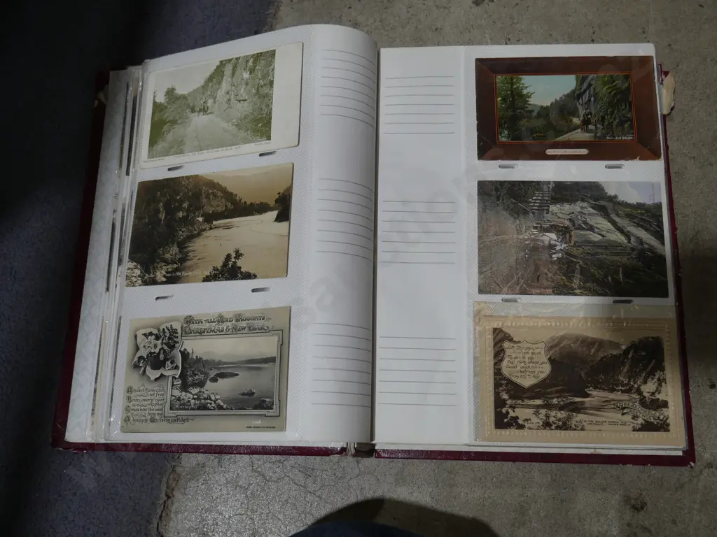 West Coast New Zealand postcard album Image 1++
