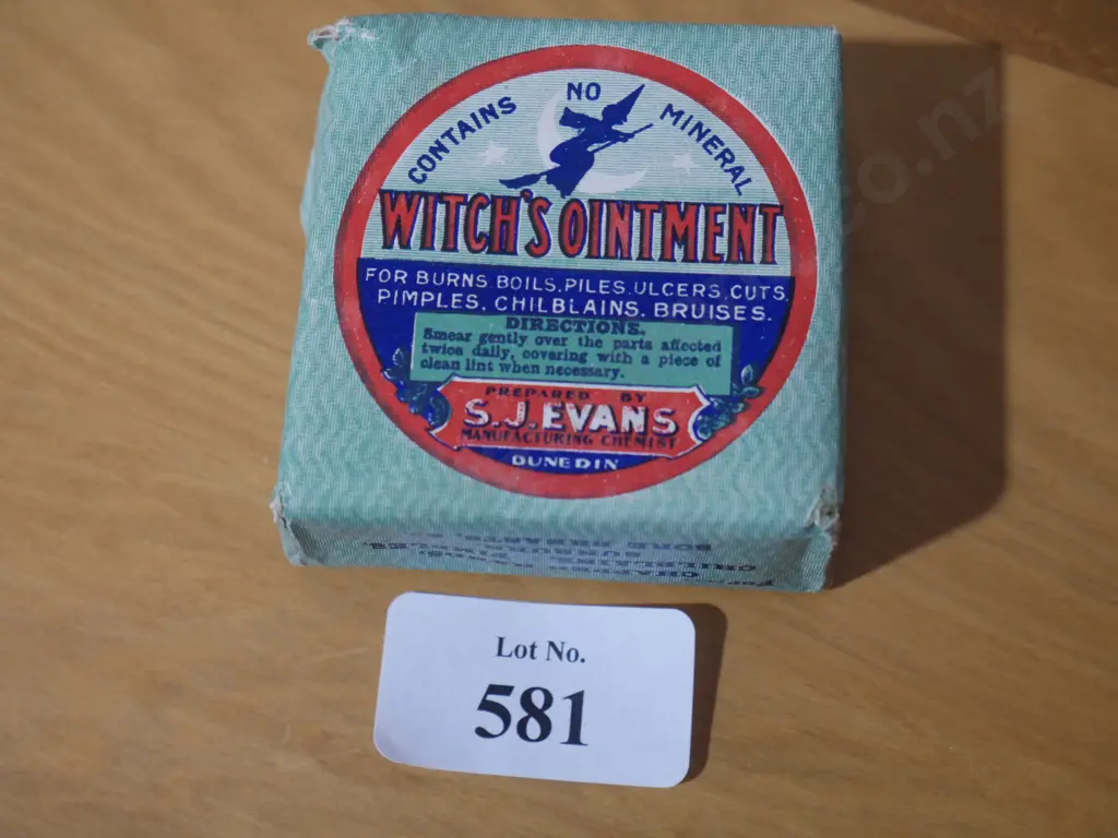 Vintage Evans Dunedin Witches ointment Image 1++