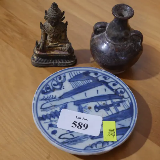 Pottery lid etc
