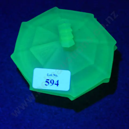 Uranium lidded container