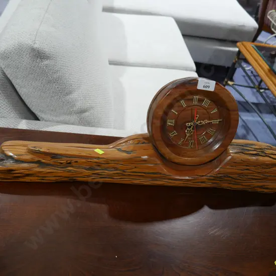 Wood clock