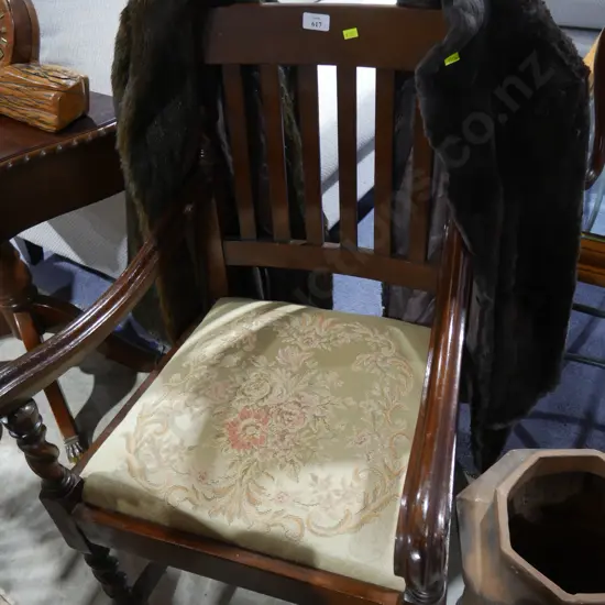 Oak carver chair