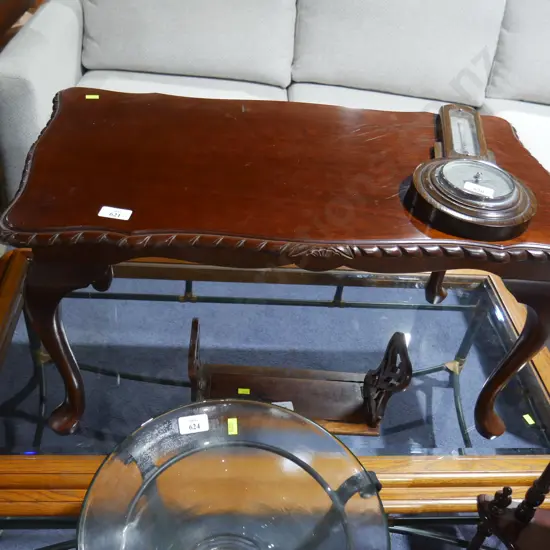 Rope edge coffee table