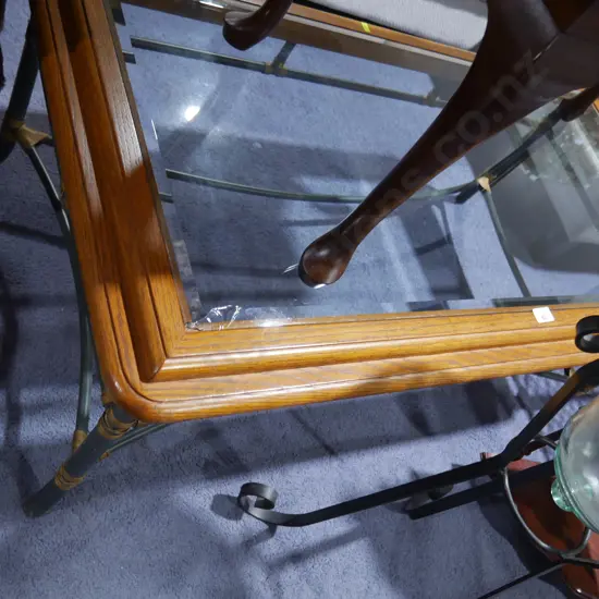 Glass top coffee table