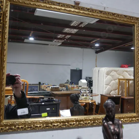 Gilt frame mirror
