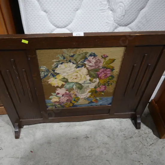 Tapestry fire screen