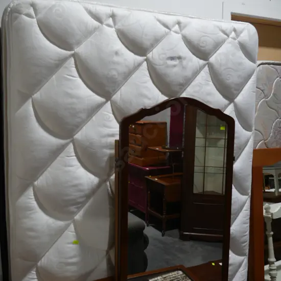 Single bed and headboard