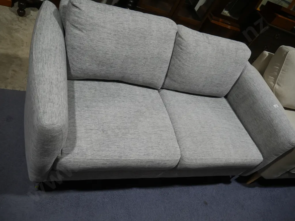 2 seater grey sofa Image 1++