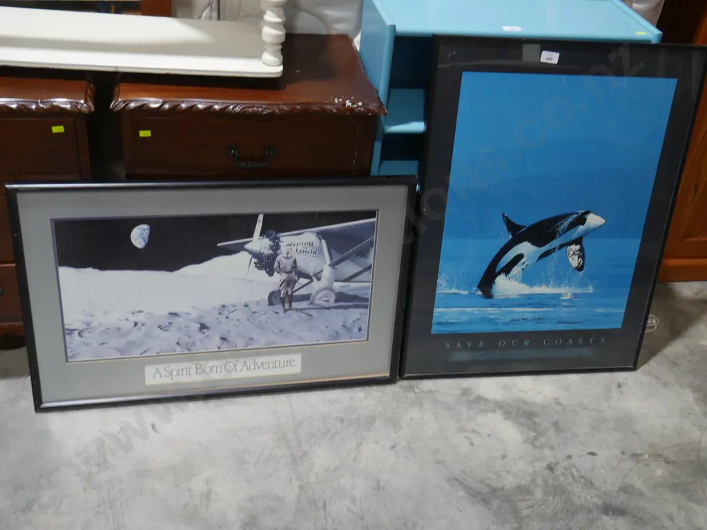 2 framed artworks Image 1++