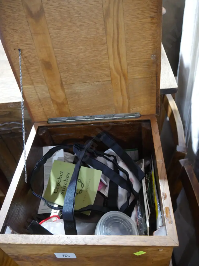 Sewing cabinet and contents Image 1++