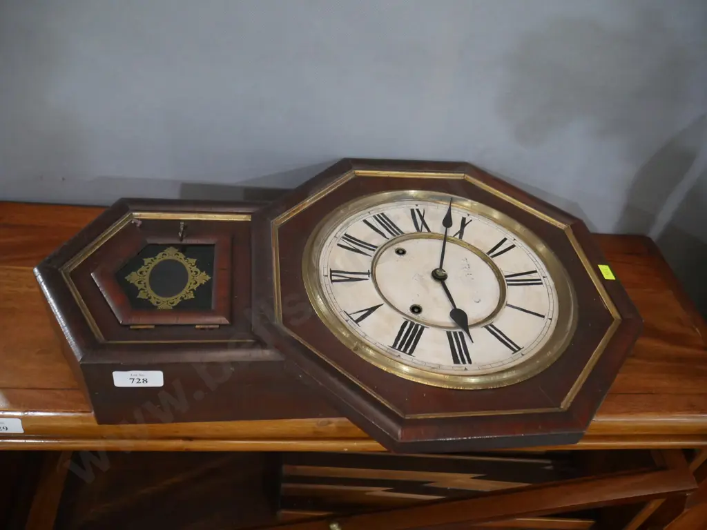 Ansonia drop wall clock Image 1++
