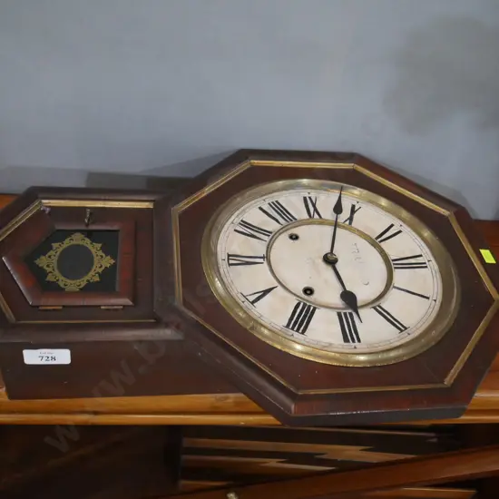 Ansonia drop wall clock