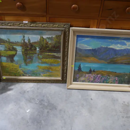 2 oil artworks