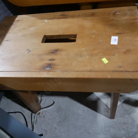 Wooden stool