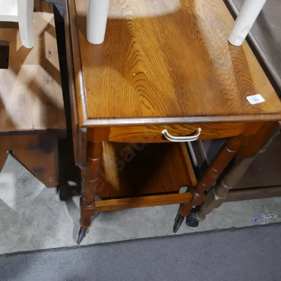 Dropside tea trolley