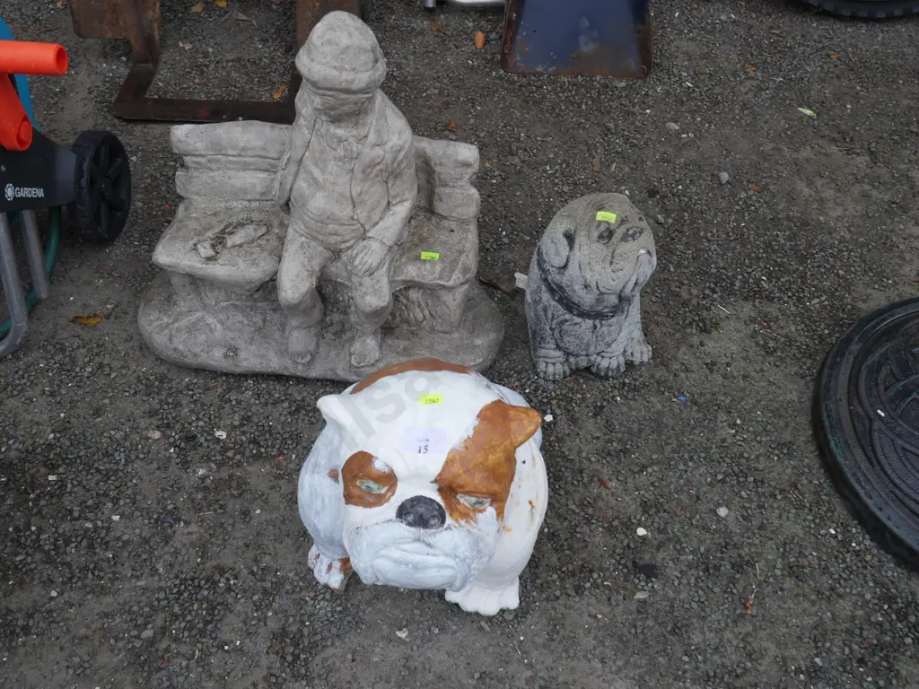 3 garden statues Image 1++
