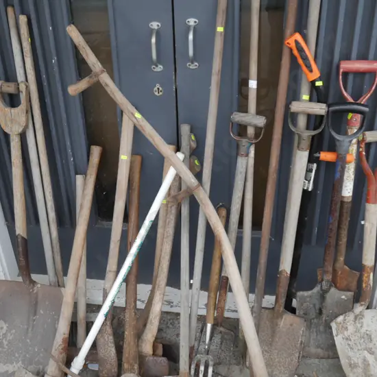 Assorted garden tools