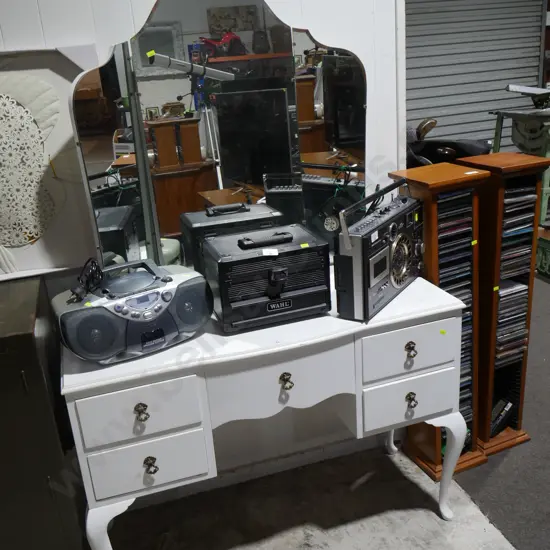 Mirror back dresser