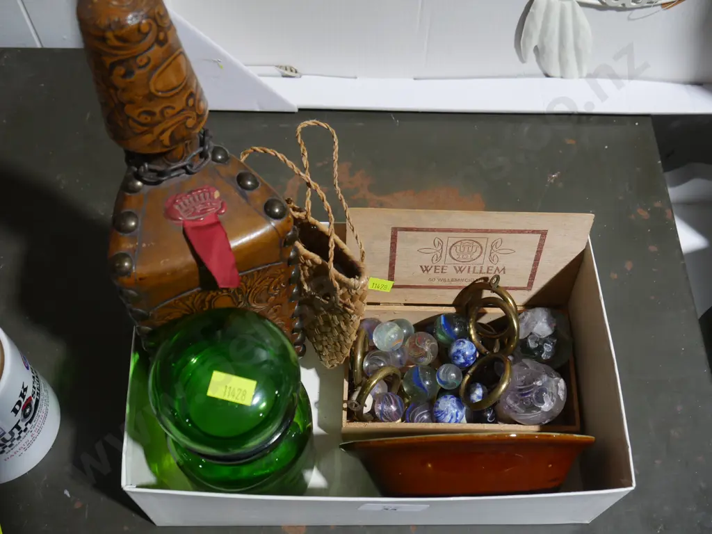 Marbles, decanter etc Image 1++