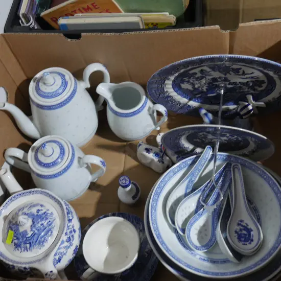 Blue and white china